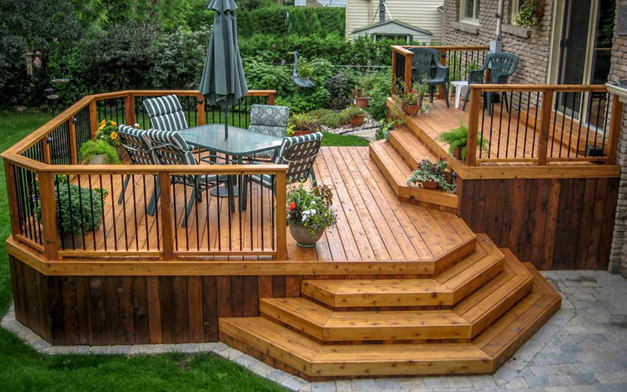 Cedar-Decking